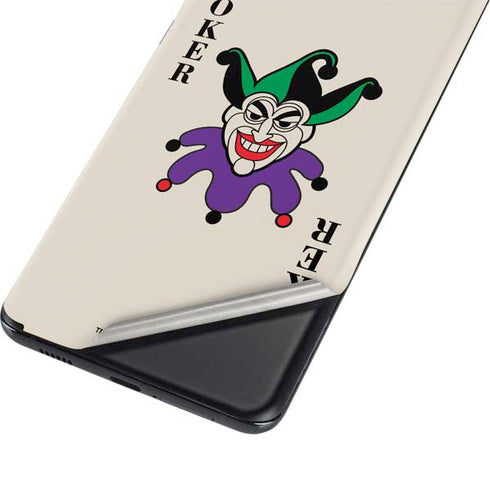 DC Comics The Joker Calling Card Galaxy S21 Ultra 5G Skin